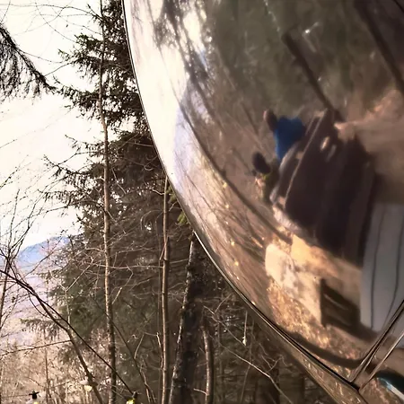 Mirror Globe Kandasphere Saint-Gervais-les-Bains Exterior foto
